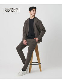 【WEB限定 WARDROBE SMART】ダブルニット ノープリーツ スラックス パンツ/セットアップ対応【抗菌・防臭】 BEAUTY&YOUTH UNITED ARROWS ビューティー＆ユース　ユナイテッドアローズ パンツ スラックス・ドレスパンツ グレー ブラック【送料無料】[Rakuten Fashion]