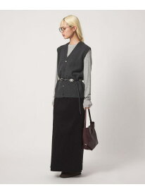 ウールカシミヤブレンド アクア ニットベスト BEAUTY&YOUTH UNITED ARROWS ビューティー＆ユース　ユナイテッドアローズ トップス ベスト・ジレ ブラウン ホワイト グレー【送料無料】[Rakuten Fashion]