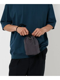 ライト ナイロン クロス パース BEAUTY&YOUTH UNITED ARROWS ビューティー＆ユース　ユナイテッドアローズ バッグ ハンドバッグ グレー ブラック【送料無料】[Rakuten Fashion]