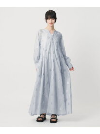 ＜ne Quittez pas＞フラワープリント ワンピース BEAUTY&YOUTH UNITED ARROWS ビューティー＆ユース　ユナイテッドアローズ ワンピース・ドレス ワンピース ブルー【送料無料】[Rakuten Fashion]