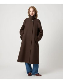 ＜Steven Alan＞ウール カシミヤ テント ロング コート Steven Alan ビューティー＆ユース　ユナイテッドアローズ ジャケット・アウター ステンカラーコート ブラウン ネイビー【送料無料】[Rakuten Fashion]