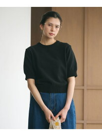 コイルニット ショートスリーブ プルオーバー ウォッシャブル BEAUTY&YOUTH UNITED ARROWS ビューティー＆ユース　ユナイテッドアローズ トップス ニット ブラック ホワイト ブラウン オレンジ ブルー【送料無料】[Rakuten Fashion]