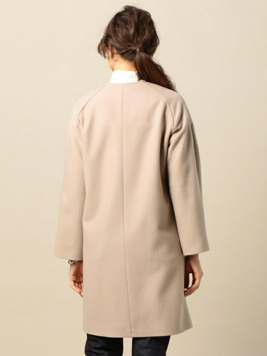 楽天市場】【SALE／40%OFF】BY メルトンジップノーカラーコート 