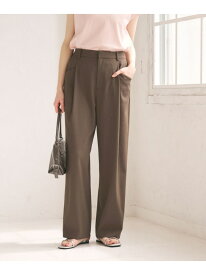 ポリエステルブレンド バックゴム ワイドパンツ ウォッシャブル BEAUTY&YOUTH UNITED ARROWS ビューティー＆ユース　ユナイテッドアローズ パンツ その他のパンツ ベージュ ブラック グレー【送料無料】[Rakuten Fashion]