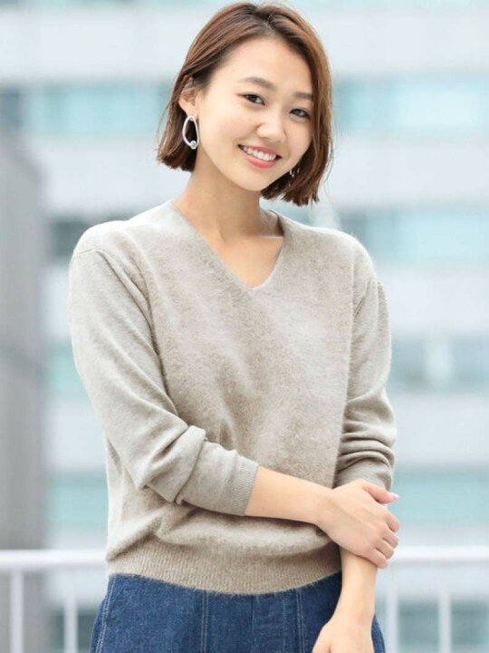 楽天市場】【SALE／30%OFF】BY∴ コットンウール*アンゴラVネック 