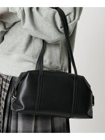 レザーライク ジップ スクエア ボストンバッグ BEAUTY&YOUTH UNITED ARROWS ビューティー＆ユース　ユナイテッドアローズ バッグ ボストンバッグ ブラック ワインレッド【送料無料】[Rakuten Fashion]