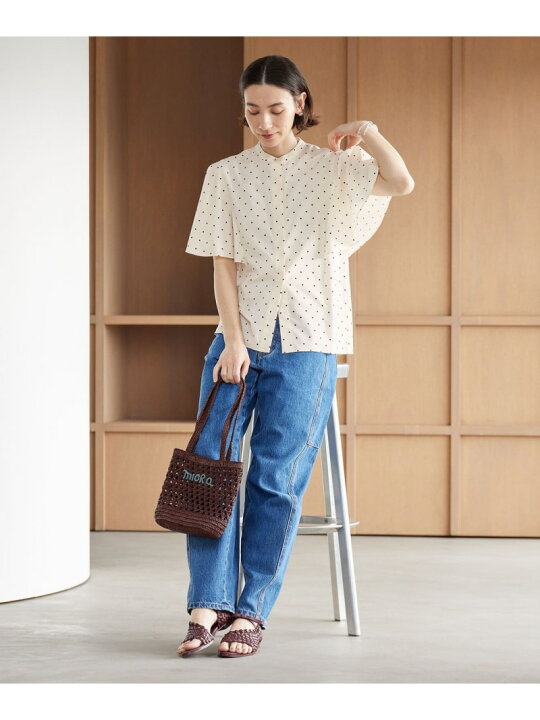 楽天市場】【SALE／20%OFF】【WEB限定】ドット フリルスリーブブラウス 