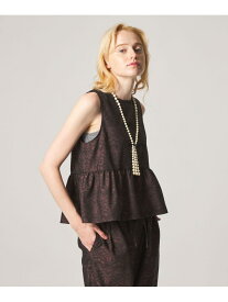 ＜Steven Alan＞ジャガード タンクトップ ブラウス Steven Alan ビューティー＆ユース　ユナイテッドアローズ トップス シャツ・ブラウス ワインレッド ブラウン【送料無料】[Rakuten Fashion]