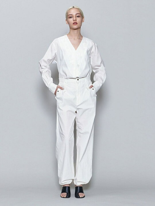 楽天市場】＜6(ROKU)＞V NECK TUCK SHIRT/シャツ 6(ROKU) ビューティー 