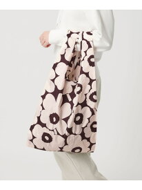＜marimekko＞Unikko スマート トートバッグ/エコバッグ BEAUTY&YOUTH UNITED ARROWS ビューティー＆ユース　ユナイテッドアローズ バッグ エコバッグ・サブバッグ ワインレッド【送料無料】[Rakuten Fashion]