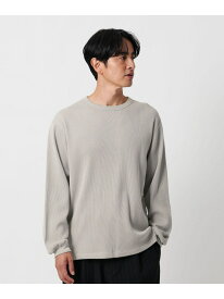 【SALE／35%OFF】ハイゲージ ガスコットン サーマル クルーネック カットソー BEAUTY&YOUTH UNITED ARROWS ビューティー＆ユース　ユナイテッドアローズ トップス カットソー・Tシャツ ブラック ホワイト グレー【RBA_E】【送料無料】[Rakuten Fashion]