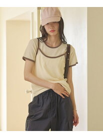 【WEB限定】キャミソール&ショートスリーブ ループニットプルオーバー ウォッシャブル BEAUTY&YOUTH UNITED ARROWS ビューティー＆ユース　ユナイテッドアローズ トップス ニット ホワイト ブラウン ネイビー ピンク【先行予約】*【送料無料】[Rakuten Fashion]
