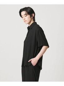 ＜MARW UNITED ARROWS＞シフォン 5分袖 シャツ MARW UNITED ARROWS ビューティー＆ユース　ユナイテッドアローズ トップス シャツ・ブラウス ブラック【送料無料】[Rakuten Fashion]
