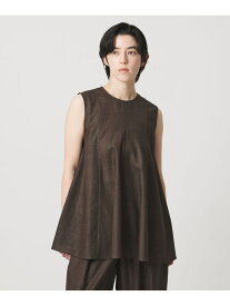 ＜MARW UNITED ARROWS＞フレア ノースリーブ ブラウス UVカット・接触冷感 MARW UNITED ARROWS ビューティー＆ユース　ユナイテッドアローズ トップス シャツ・ブラウス ブラウン グレー ネイビー【送料無料】[Rakuten Fashion]