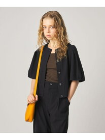 ＜Steven Alan＞リップル コットン ブラウス Steven Alan ビューティー＆ユース　ユナイテッドアローズ トップス シャツ・ブラウス ブラック ホワイト【送料無料】[Rakuten Fashion]