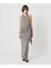 ＜ATTISESSION＞ホルターネック ロングワンピース ATTISESSION ビューティー＆ユース　ユナイテッドアローズ ワンピース・ドレス ワンピース ブラック グレー【送料無料】[Rakuten Fashion]