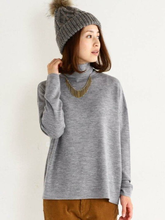 楽天市場】【SALE／60%OFF】BY〓 フルニードルタートルニット 