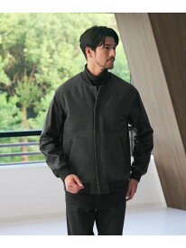 【SALE／30%OFF】【WEB限定 WARDROBE SMART】グレーメルトン レザーライク スタジャン BEAUTY&YOUTH UNITED ARROWS ビューティー＆ユース　ユナイテッドアローズ ジャケット・アウター スタジャン・スカジャン グレー【RBA_E】【送料無料】[Rakuten Fashion]