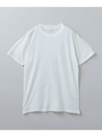 ＜6(ROKU)＞コットンカシミヤ ベーシック Tシャツ 6(ROKU) ビューティー＆ユース　ユナイテッドアローズ トップス カットソー・Tシャツ ピンク ホワイト ブラック【送料無料】[Rakuten Fashion]