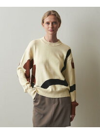 ＜Steven Alan＞インターシャニット Steven Alan ビューティー＆ユース　ユナイテッドアローズ トップス ニット ホワイト【送料無料】[Rakuten Fashion]