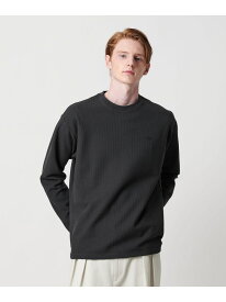 ＜LACOSTE for BEAUTY&YOUTH＞ワントーン ロングスリーブ Tシャツ BEAUTY&YOUTH UNITED ARROWS ビューティー＆ユース　ユナイテッドアローズ トップス カットソー・Tシャツ グレー ホワイト ブラウン ブラック【送料無料】[Rakuten Fashion]