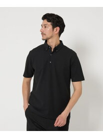 【WEB限定 WARDROBE SMART】ステイ クリーン ピケ BD ポロシャツ【抗菌防臭】 BEAUTY&YOUTH UNITED ARROWS ビューティー＆ユース　ユナイテッドアローズ トップス ポロシャツ グレー ブラック ネイビー ホワイト【送料無料】[Rakuten Fashion]