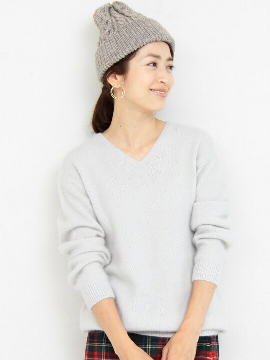 楽天市場】【SALE／30%OFF】BY ルーズVネックニットプルオーバー 