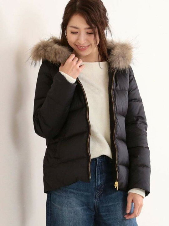 楽天市場】【SALE／40%OFF】BY リバーシブルファーフードショート 