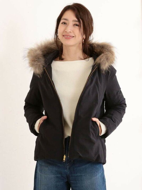楽天市場】【SALE／40%OFF】BY リバーシブルファーフードショート 
