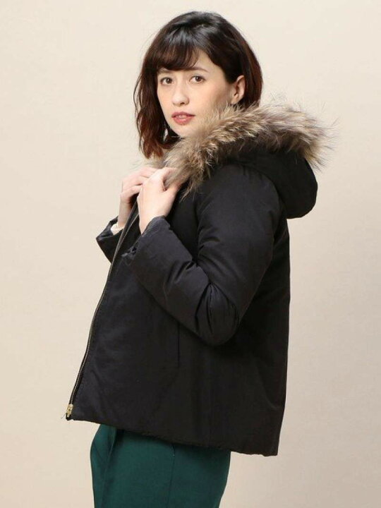 楽天市場】【SALE／40%OFF】BY リバーシブルファーフードショート 