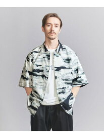 ロンシャン インク プリント グランデシャツ BEAUTY&YOUTH UNITED ARROWS ビューティー＆ユース　ユナイテッドアローズ トップス シャツ・ブラウス ホワイト【送料無料】[Rakuten Fashion]