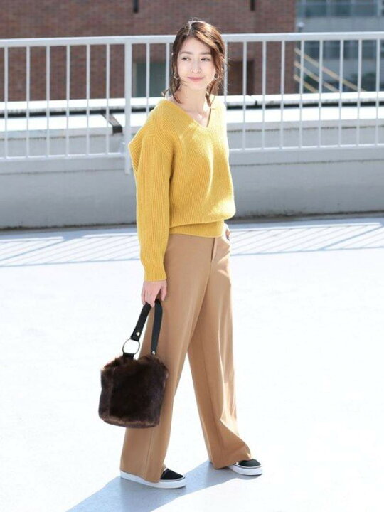 楽天市場】【SALE／40%OFF】BY ハミルトンウールアゼVネックニット  