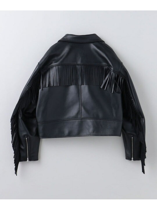 楽天市場】【SALE／40%OFF】＜6(ROKU)＞フリンジ レザー ライダース 6 