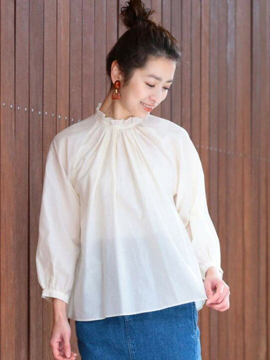 楽天市場】【SALE／40%OFF】BY∴ コットンシルクローンパフスリーブ 