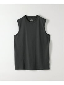 ＜Steven Alan＞ チューブ ノースリーブ Tシャツ Steven Alan ビューティー＆ユース　ユナイテッドアローズ トップス カットソー・Tシャツ グレー ホワイト【送料無料】[Rakuten Fashion]