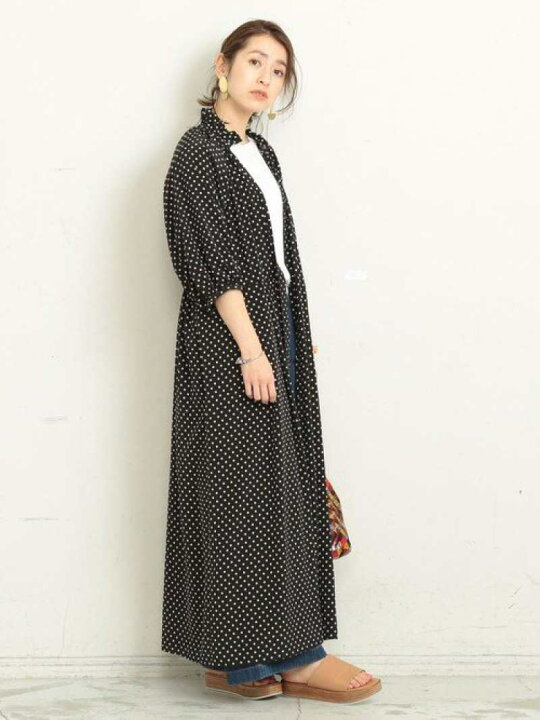 楽天市場】【SALE／30%OFF】BY∴ ドットフリルスタンドカラー6分袖 