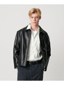 シープレザー ジップ ブルゾン BEAUTY&YOUTH UNITED ARROWS ビューティー＆ユース　ユナイテッドアローズ ジャケット・アウター その他のジャケット・アウター ブラック【送料無料】[Rakuten Fashion]