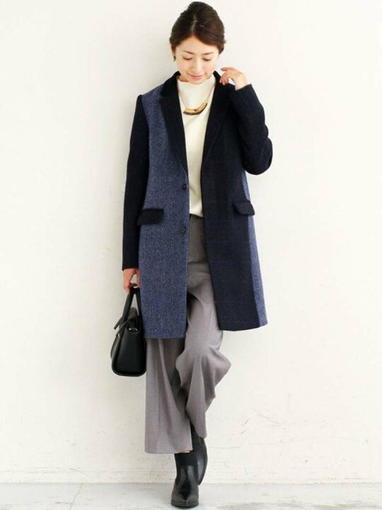 楽天市場】【SALE／40%OFF】BY〓 ハリスツイードチェスターコート 
