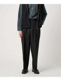 ＜Steven Alan＞ ウール オックスフォード イン ツープリーツ ドレス トラウザーズ Steven Alan ビューティー＆ユース　ユナイテッドアローズ パンツ スラックス・ドレスパンツ ブラウン ブラック【送料無料】[Rakuten Fashion]