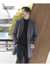 【SALE／19%OFF】【WEB限定 WARDROBE SMART】PE メルトン チェスターコート BEAUTY&YOUTH UNITED ARROWS ビューティー＆ユース　ユナイテッドアローズ ジャケット・アウター チェスターコート ブラック ブラウン グレー【RBA_E】【送料無料】[Rakuten Fashion]