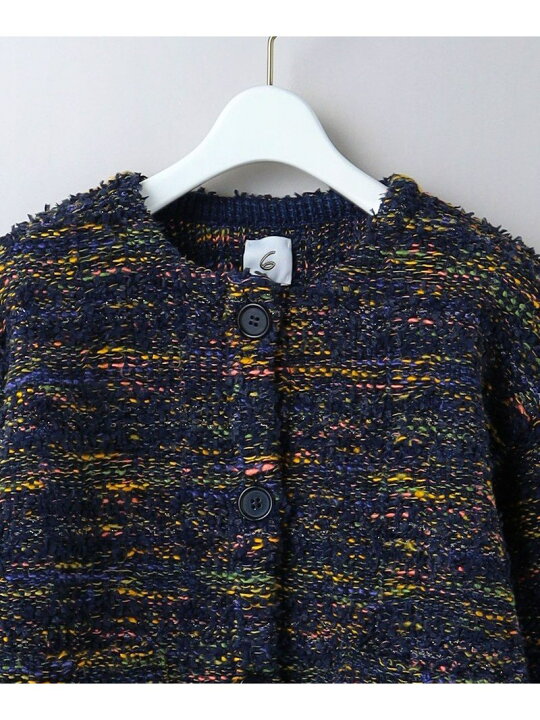 楽天市場】＜6(ROKU)＞SLUB MIX CARDIGAN/カーディガン 6(ROKU  