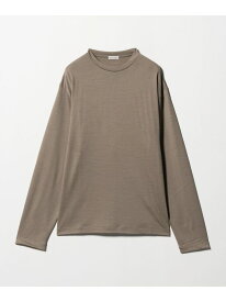 【SALE／15%OFF】＜Steven Alan＞ウール ジャージー ロングスリーブ Tシャツ Steven Alan ビューティー＆ユース　ユナイテッドアローズ トップス カットソー・Tシャツ ネイビー ブラック ホワイト ピンク グリーン ブラウン【RBA_E】【送料無料】[Rakuten Fashion]