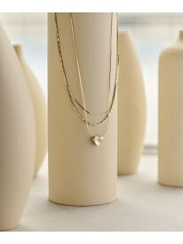 イビツ ハート 3連ネックレス BEAUTY&YOUTH UNITED ARROWS ビューティー＆ユース　ユナイテッドアローズ アクセサリー・腕時計 ネックレス シルバー ゴールド【先行予約】*【送料無料】[Rakuten Fashion]
