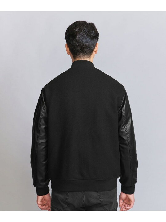 楽天市場】【WEB限定 WARDROBE SMART】ブラックメルトン レザーライク 