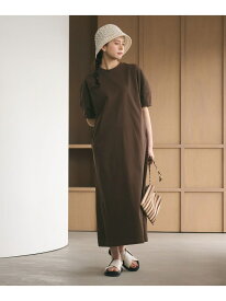 【WEB限定 Wardrobe DAILY MINIMAL】パフスリーブ カットワンピース UVカット 接触冷感 BEAUTY&YOUTH UNITED ARROWS ビューティー＆ユース　ユナイテッドアローズ ワンピース・ドレス ワンピース ブラウン ブラック レッド【送料無料】[Rakuten Fashion]