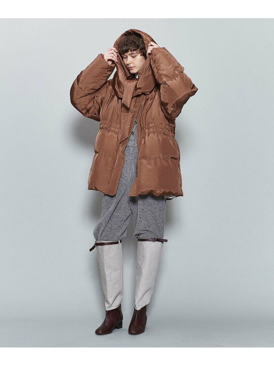 楽天市場】＜6(ROKU)＞HOODED STOLE DOWN JACKET/ダウンジャケット 6 