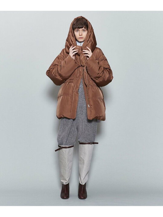楽天市場】＜6(ROKU)＞HOODED STOLE DOWN JACKET/ダウンジャケット 6 