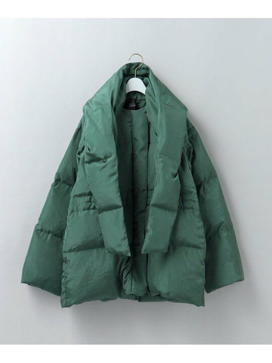 楽天市場】＜6(ROKU)＞HOODED STOLE DOWN JACKET/ダウンジャケット 6 
