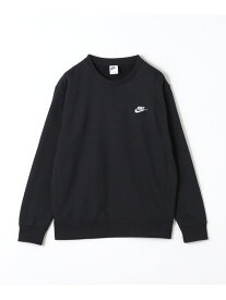 ＜NIKE＞ クラブ フレンチテリー クルーネック スウェット monkey time BEAUTY&YOUTH ビューティー＆ユース　ユナイテッドアローズ トップス スウェット・トレーナー グレー ブラック【送料無料】[Rakuten Fashion]