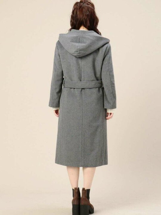 楽天市場】【SALE／50%OFF】BY フードロングガウンコート BEAUTY&YOUTH 